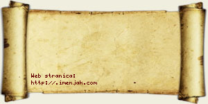 Isak Vojnović vizit kartica